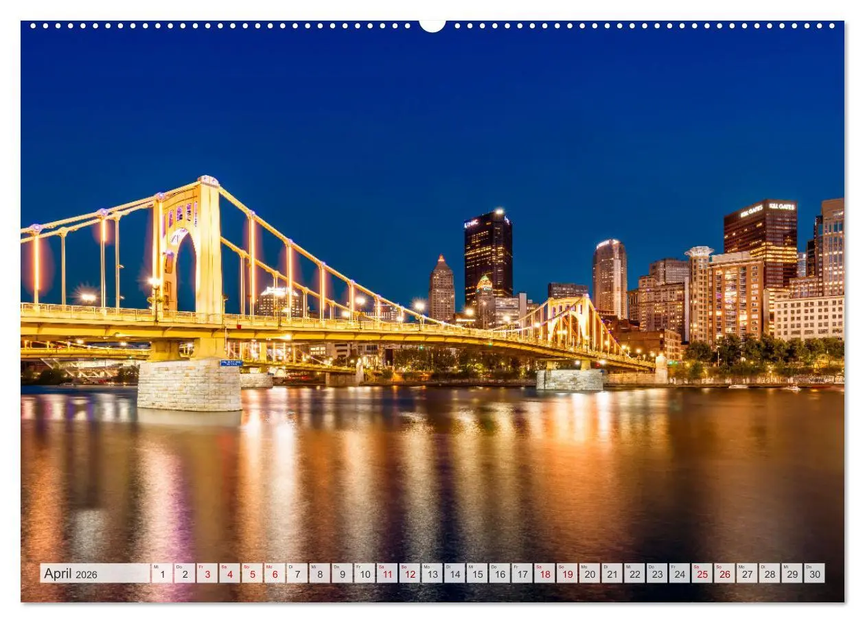 Bild: 9783457321638 | PITTSBURGH Charmante Impressionen (Wandkalender 2026 DIN A2 quer),...