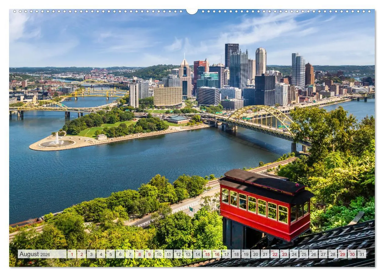 Bild: 9783457321638 | PITTSBURGH Charmante Impressionen (Wandkalender 2026 DIN A2 quer),...