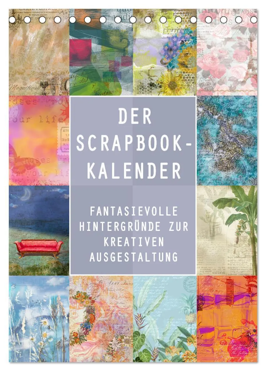 Cover: 9783516341638 | Der Scrapbook-Kalender:Fantasievolle Hintergründe zur kreativen...