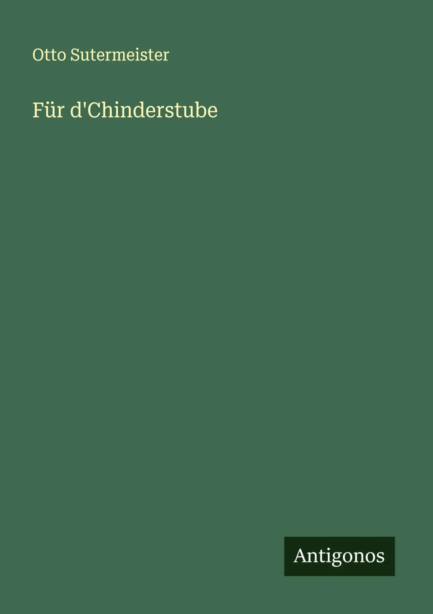 Für d'Chinderstube
