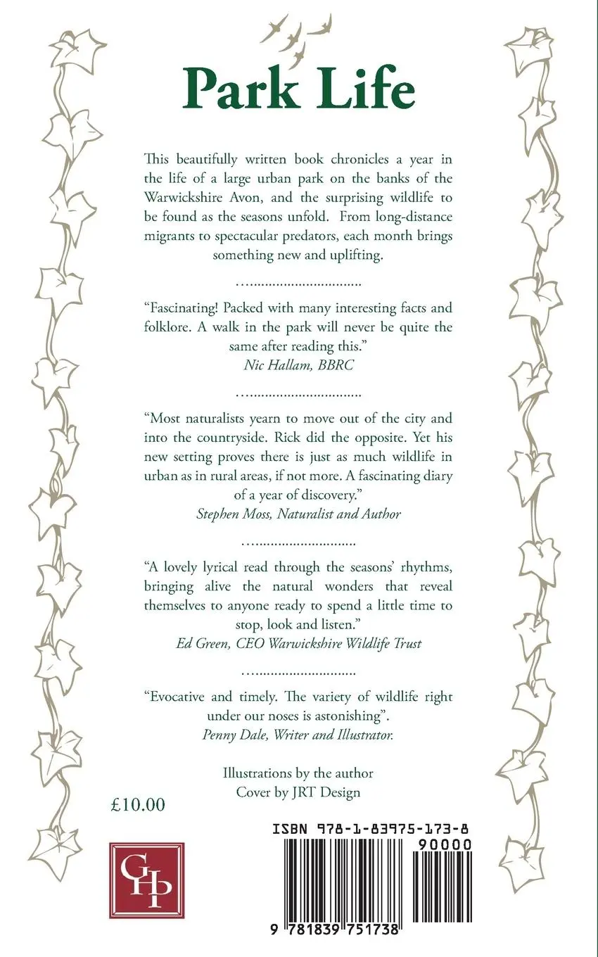 Rückseite: 9781839751738 | Park Life | A Year in the Wildlife of an Urban Park | Rick Thompson