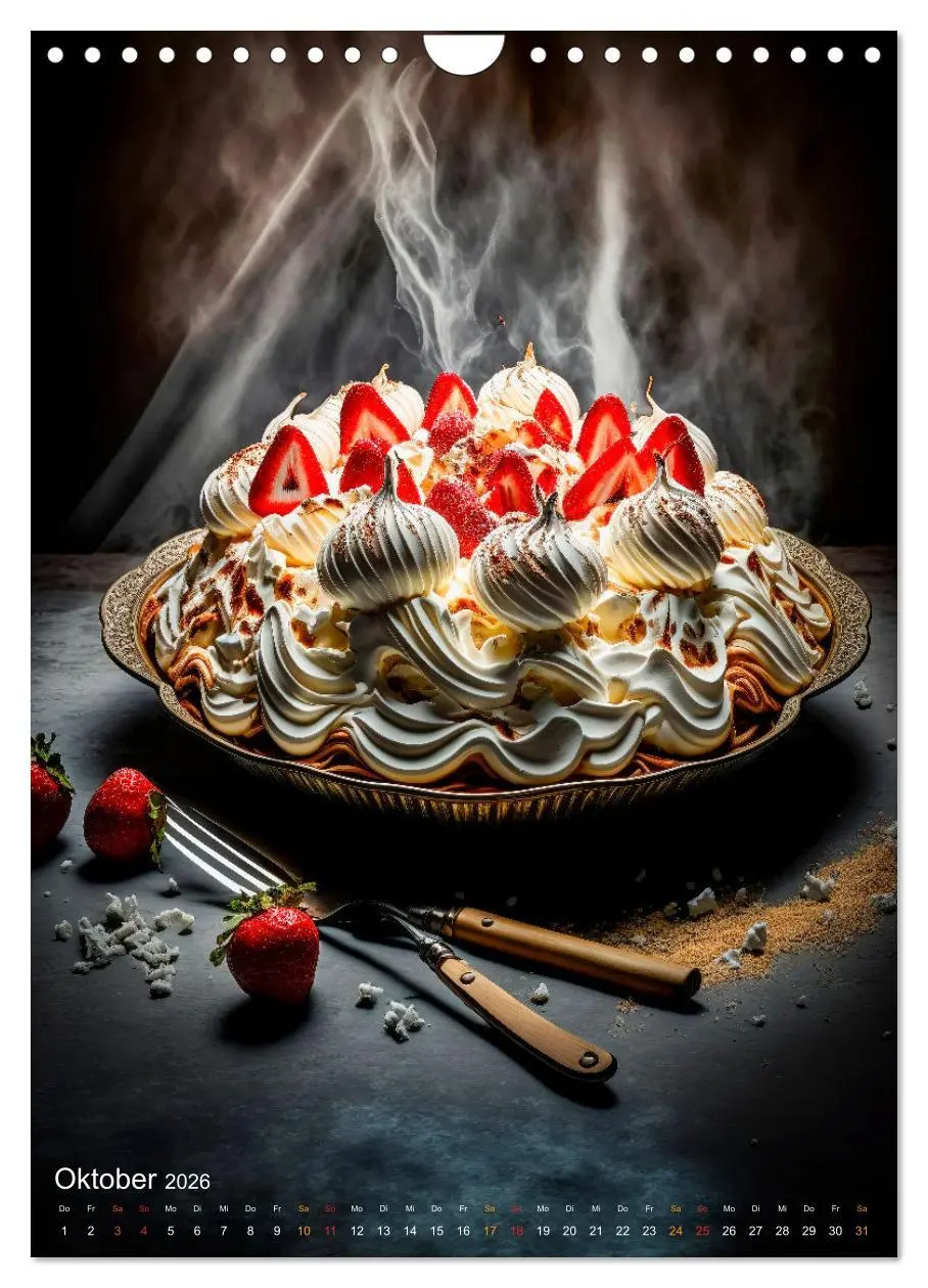 Bild: 9783516331738 | Desserts - Süße Köstlichkeiten zum Dahinschmelzen (Wandkalender...