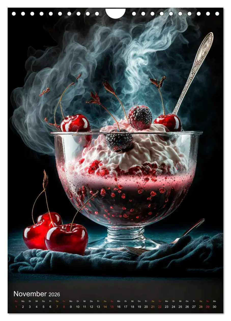 Bild: 9783516331738 | Desserts - Süße Köstlichkeiten zum Dahinschmelzen (Wandkalender...