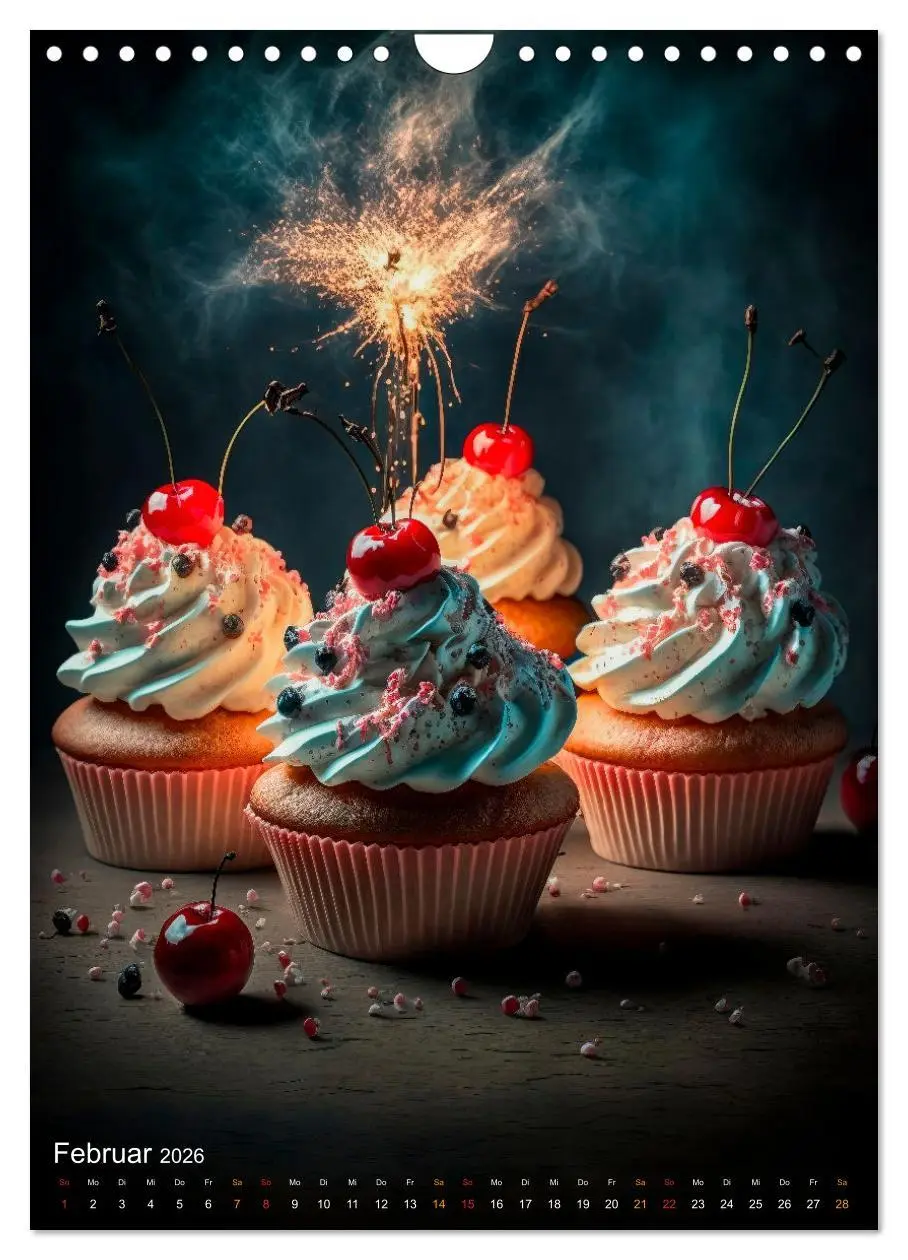 Bild: 9783516331738 | Desserts - Süße Köstlichkeiten zum Dahinschmelzen (Wandkalender...