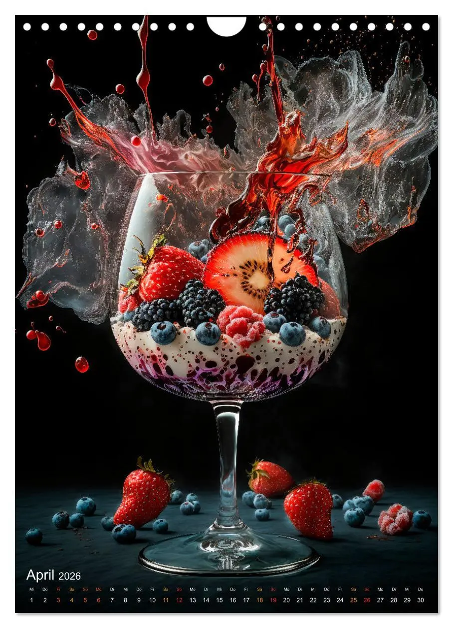 Bild: 9783516331738 | Desserts - Süße Köstlichkeiten zum Dahinschmelzen (Wandkalender...