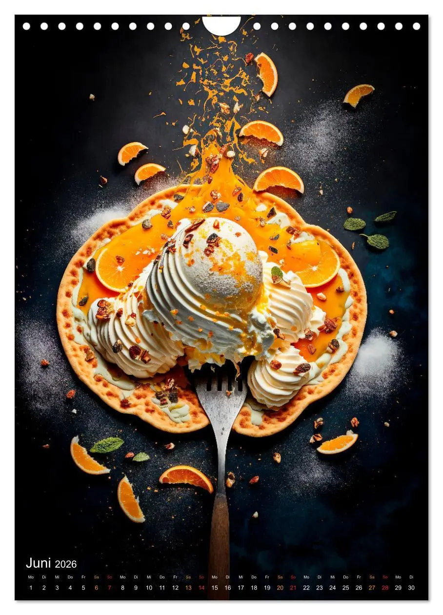 Bild: 9783516331738 | Desserts - Süße Köstlichkeiten zum Dahinschmelzen (Wandkalender...