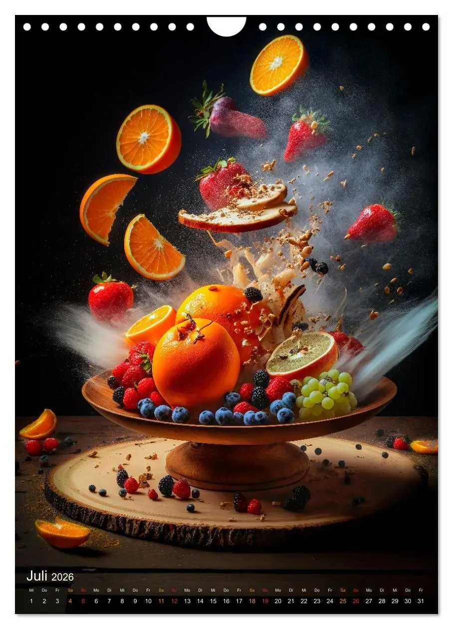 Bild: 9783516331738 | Desserts - Süße Köstlichkeiten zum Dahinschmelzen (Wandkalender...