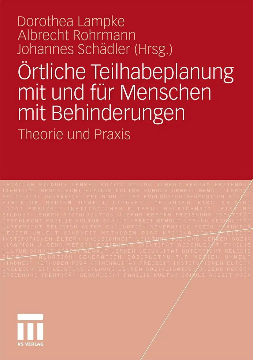 Cover: 9783531181738 | Örtliche Teilhabeplanung mit und für Menschen mit Behinderungen | Buch