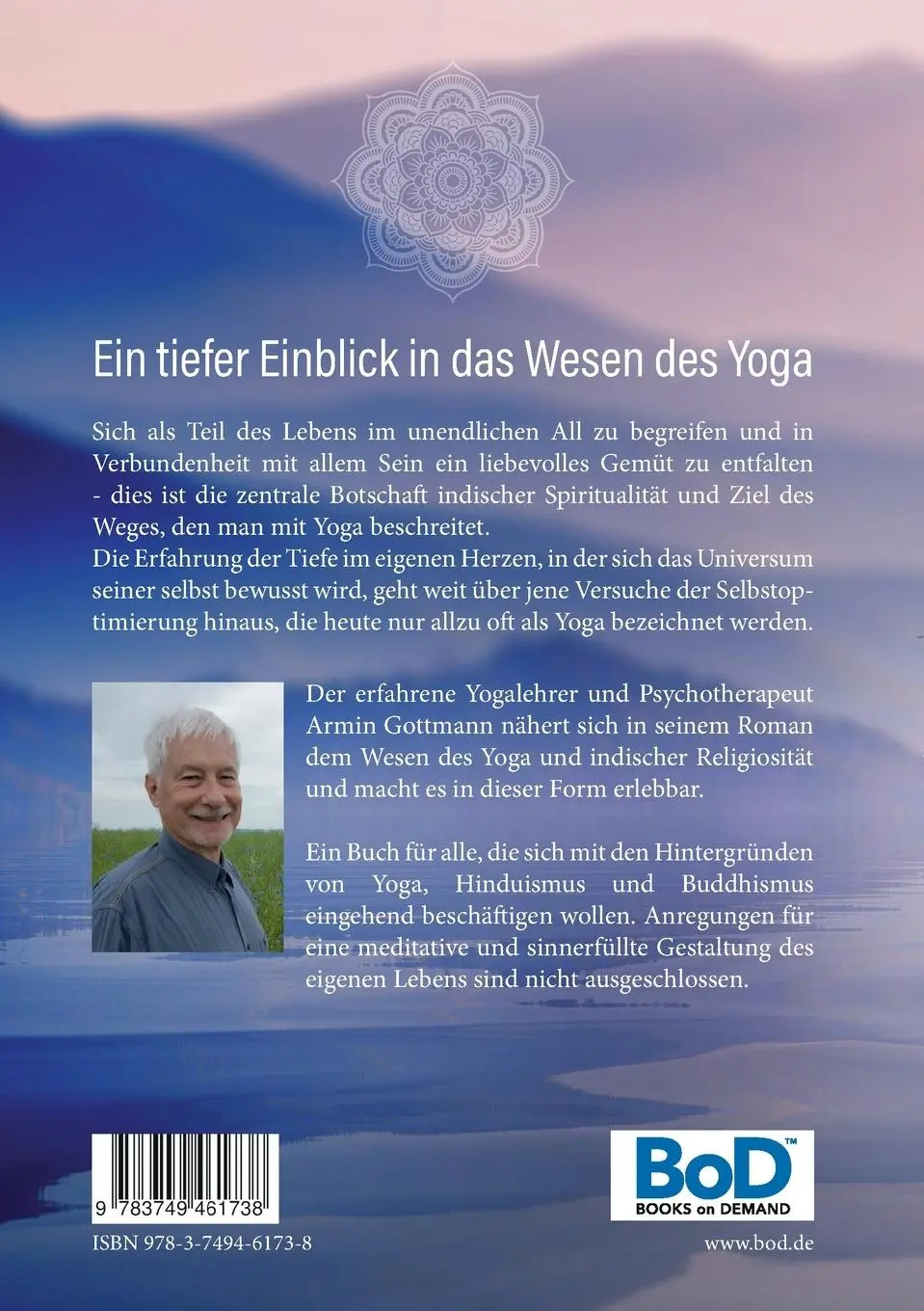 Rückseite: 9783749461738 | Stimmen des Unendlichen | Indischer spiritueller Roman | Gottmann