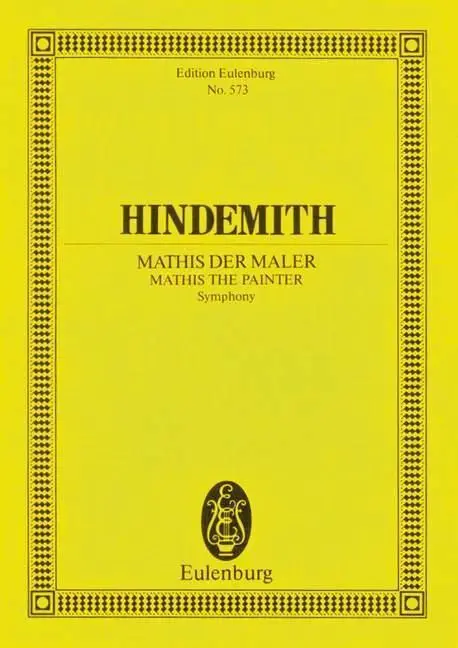 Cover: 9783795761738 | Symphonie "Mathis der Maler" | Orchester. Studienpartitur. | Hindemith