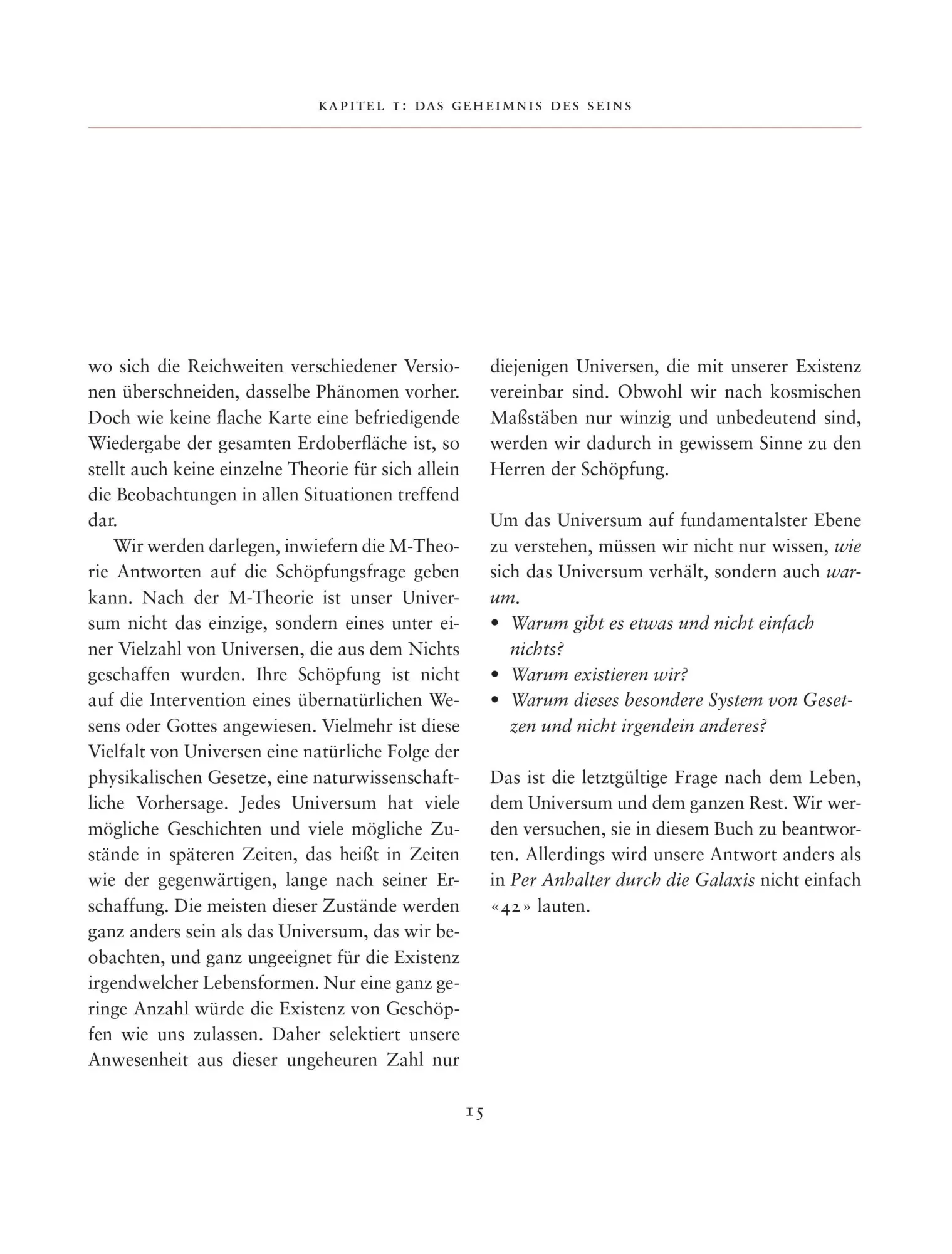 Bild: 9783962691738 | Der große Entwurf | Eine neue Erklärung des Universums | Buch | 192 S.