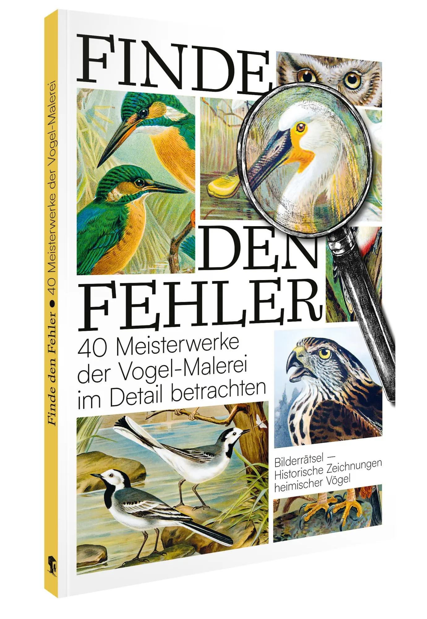 Cover: 9783968491738 | Finde den Fehler - 40 Meisterwerke der Vogel-Malerei | Taschenbuch