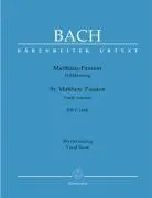 Cover: 9790006531738 | St. Matthew Passion - Early Version BWV 244B | Text Deutsch-Englisch