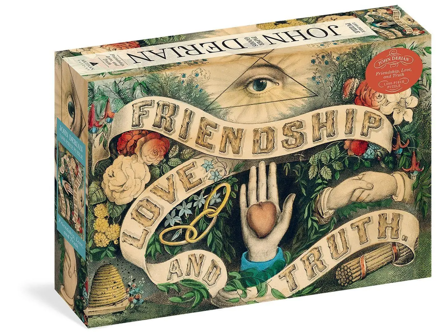 Cover: 9781648291838 | John Derian Paper Goods: Friendship, Love, and Truth 1,000-Piece...