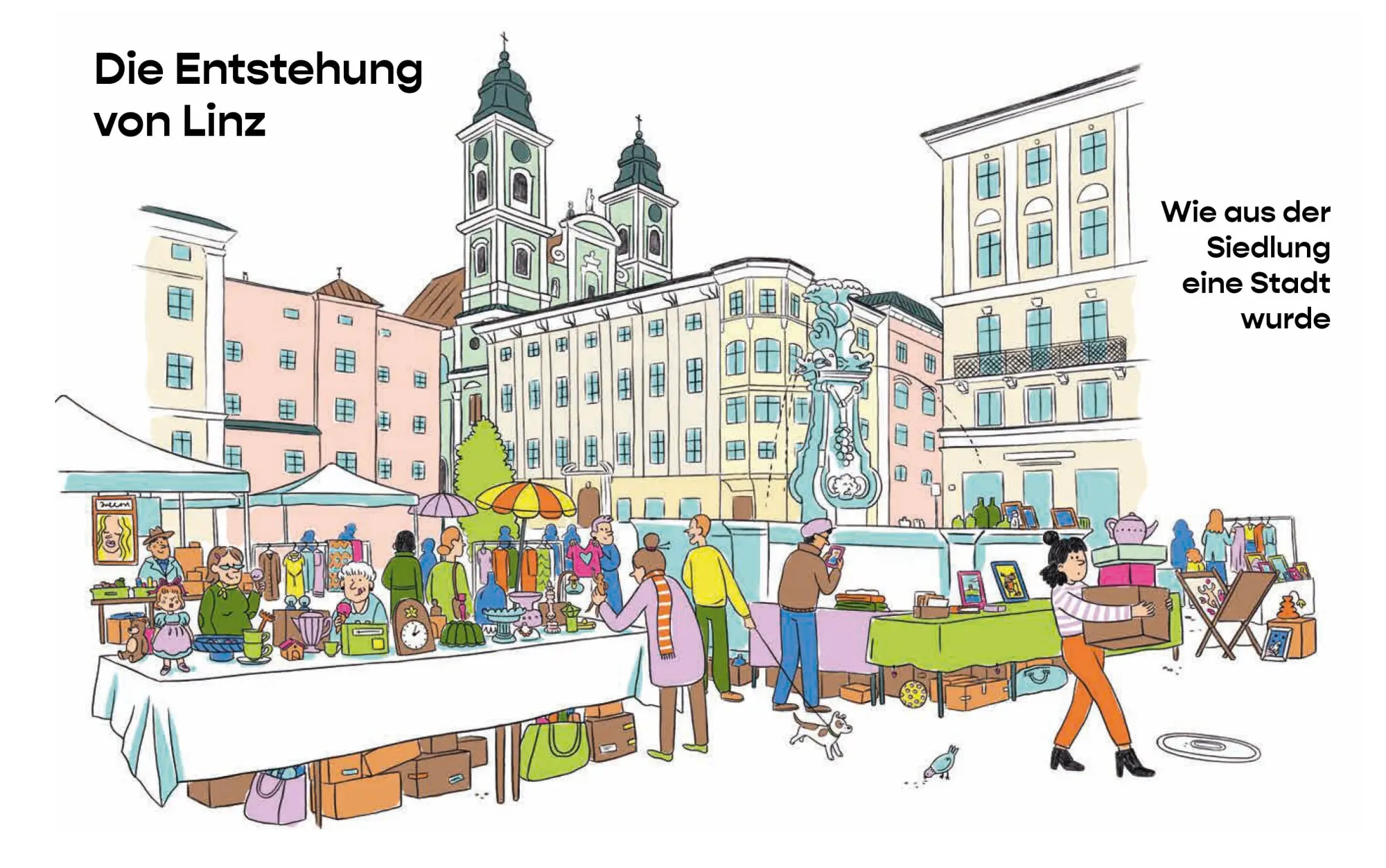 Bild: 9783702511838 | Linz für Kinder. Entdecke die Stadt und ihre Geschichten | Rumplmayr