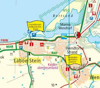 Bild: 9783747301838 | Kiel und Umgebung | (Land-)Karte | Rad- und Wanderkarte | Deutsch