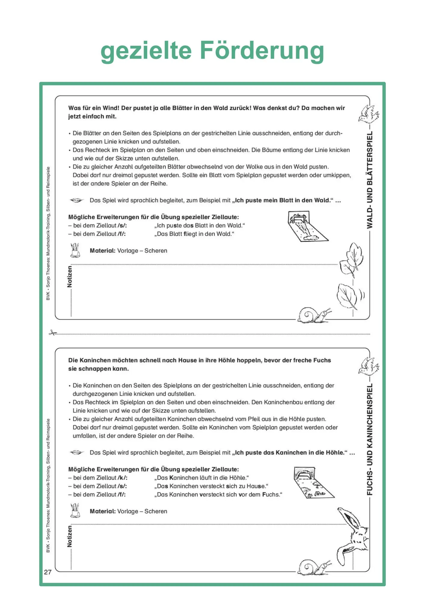 Bild: 9783867401838 | Mundmotorik-Training, Silben- und Reimspiele | Sonja Thoenes | 64 S.