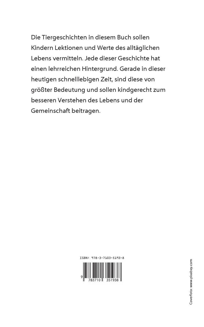 Rückseite: 9783710351938 | tierische Lektionen | vom Lebensbaum zur Regenborgenbrücke | Felber