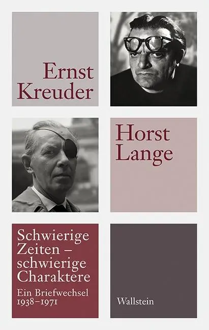 Cover: 9783835331938 | Schwierige Zeiten - schwierige Charaktere | Ernst/Lange, Horst Kreuder
