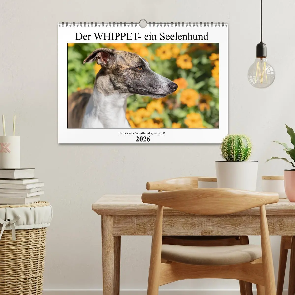 Bild: 9783457422038 | Der Whippet - ein Seelenhund (Wandkalender 2026 DIN A3 quer),...