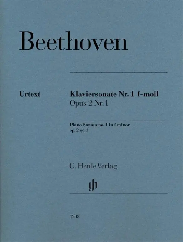 Cover: 9790201812038 | Klaviersonate Nr. 1 f-moll op. 2,1 | Ludwig Van Beethoven | Buch