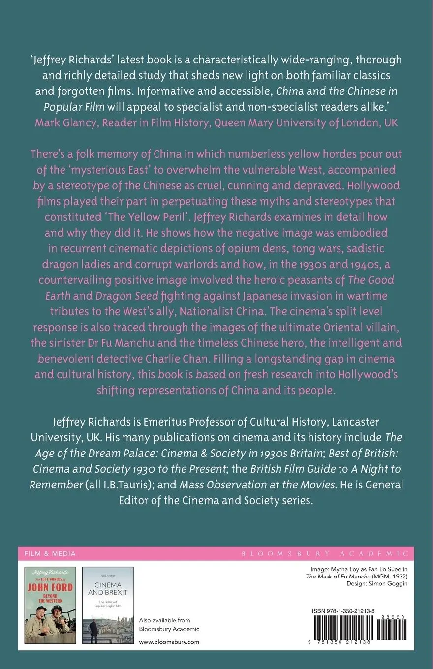 Rückseite: 9781350212138 | China and the Chinese in Popular Film | From Fu Manchu to Charlie Chan