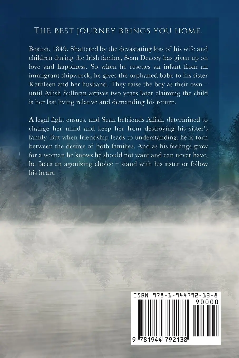 Rückseite: 9781944792138 | A Rush of White Wings | An Irish historical love story | Pamela Ford