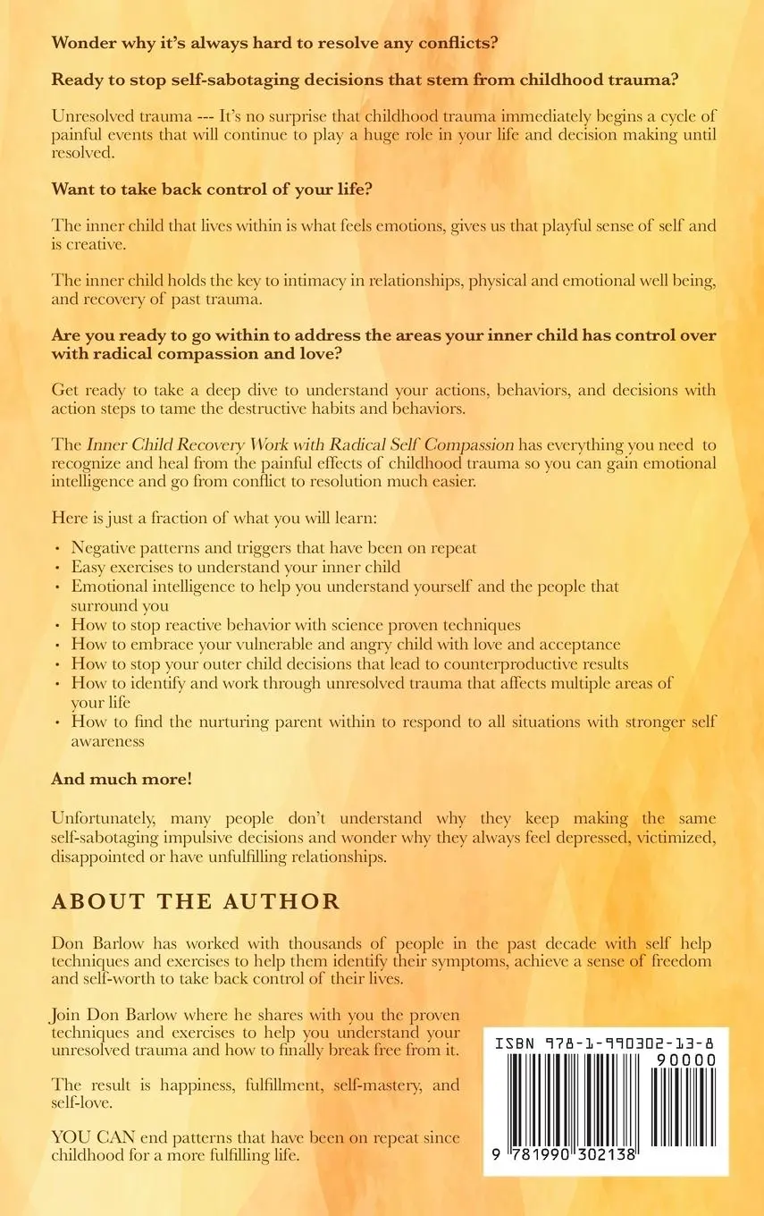 Rückseite: 9781990302138 | Inner Child Recovery Work with Radical Self Compassion | Don Barlow