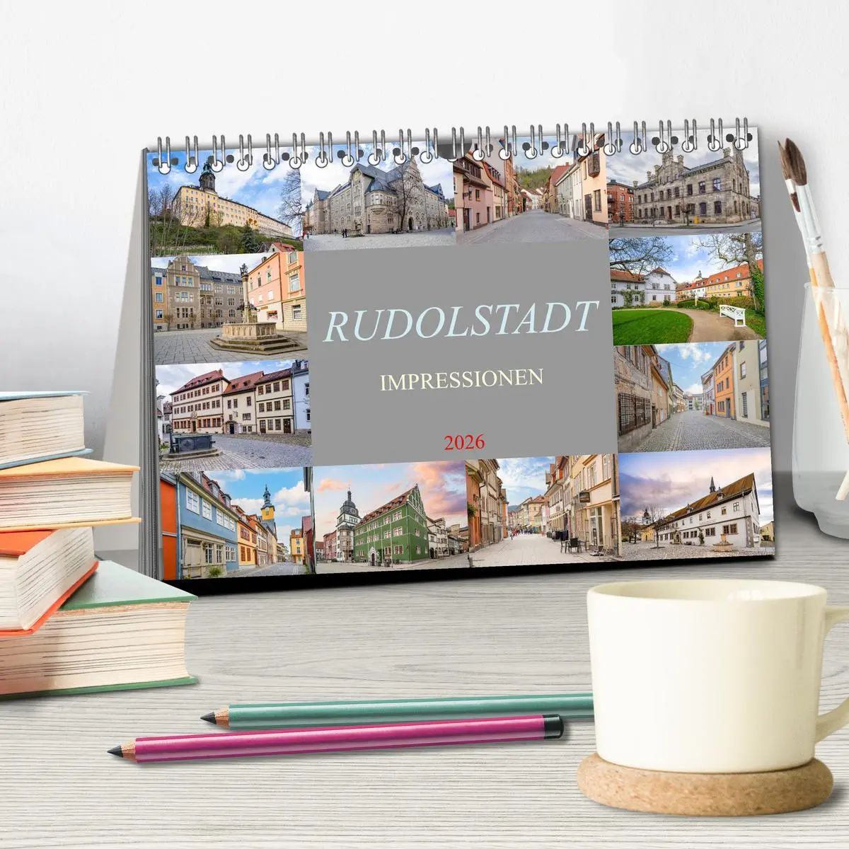 Bild: 9783457412138 | Rudolstadt Impressionen (Tischkalender 2026 DIN A5 quer), CALVENDO...