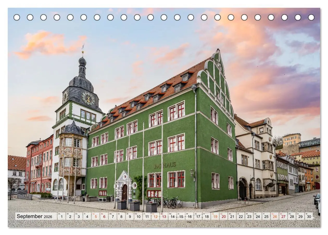 Bild: 9783457412138 | Rudolstadt Impressionen (Tischkalender 2026 DIN A5 quer), CALVENDO...