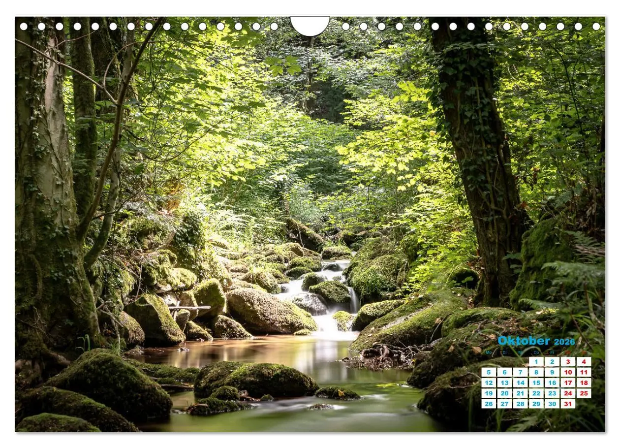 Bild: 9783457582138 | Wasserfall im Bühlertal (Wandkalender 2026 DIN A4 quer), CALVENDO...
