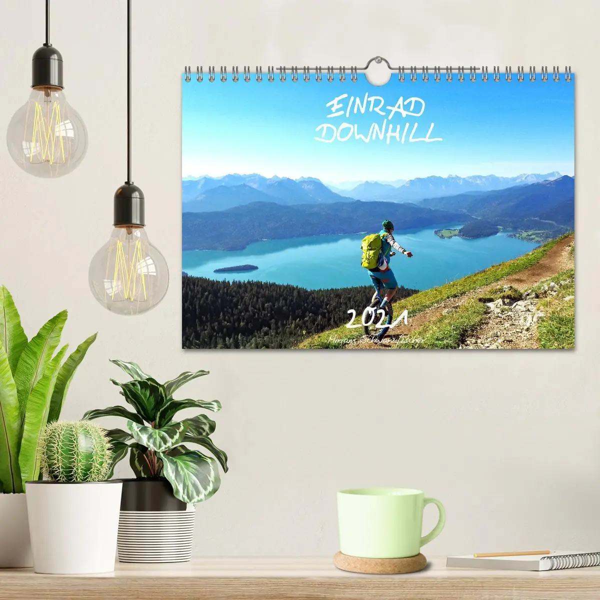 Bild: 9783457652138 | Einrad Downhill (Wandkalender 2026 DIN A4 quer), CALVENDO...