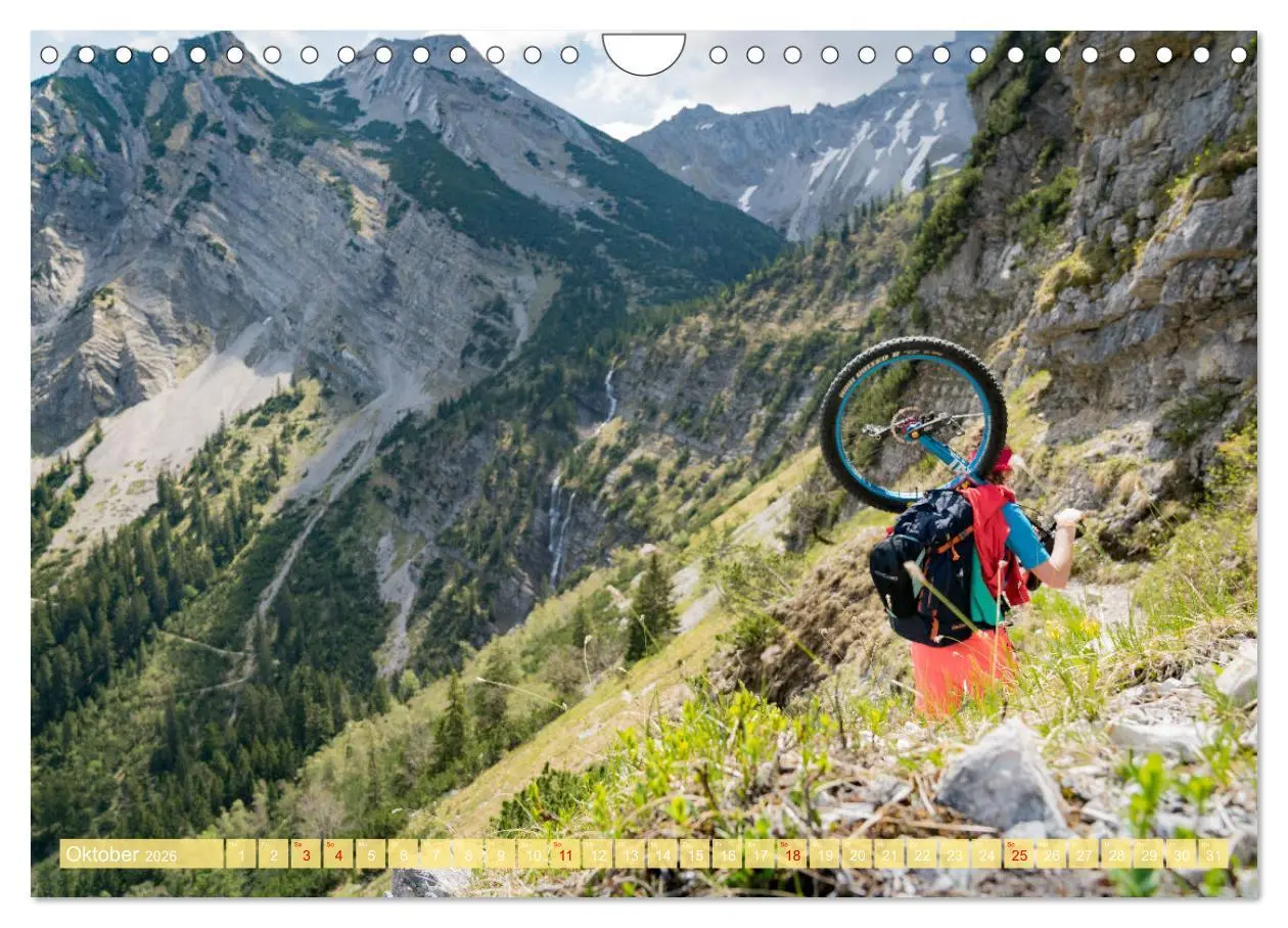 Bild: 9783457652138 | Einrad Downhill (Wandkalender 2026 DIN A4 quer), CALVENDO...