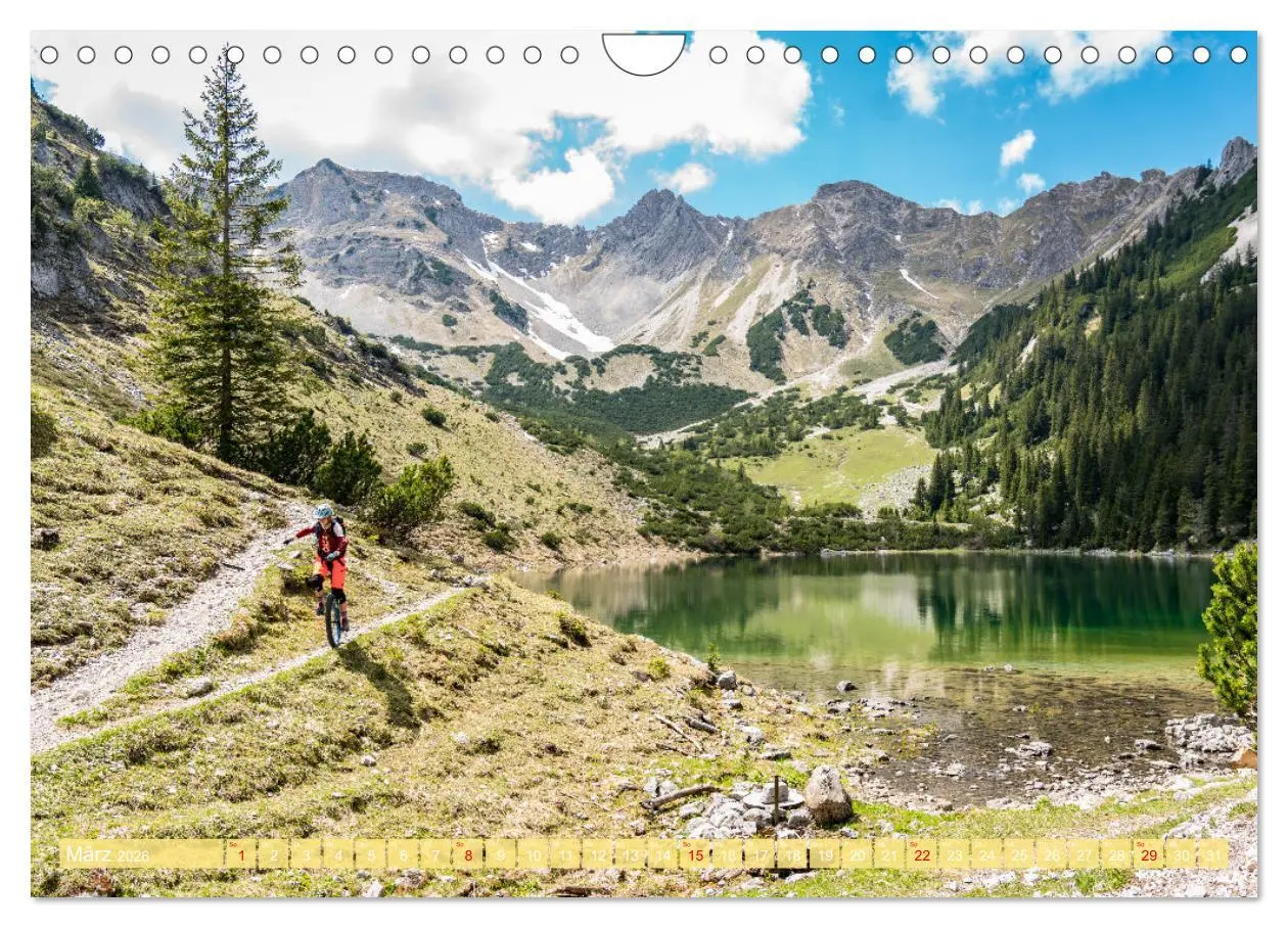 Bild: 9783457652138 | Einrad Downhill (Wandkalender 2026 DIN A4 quer), CALVENDO...