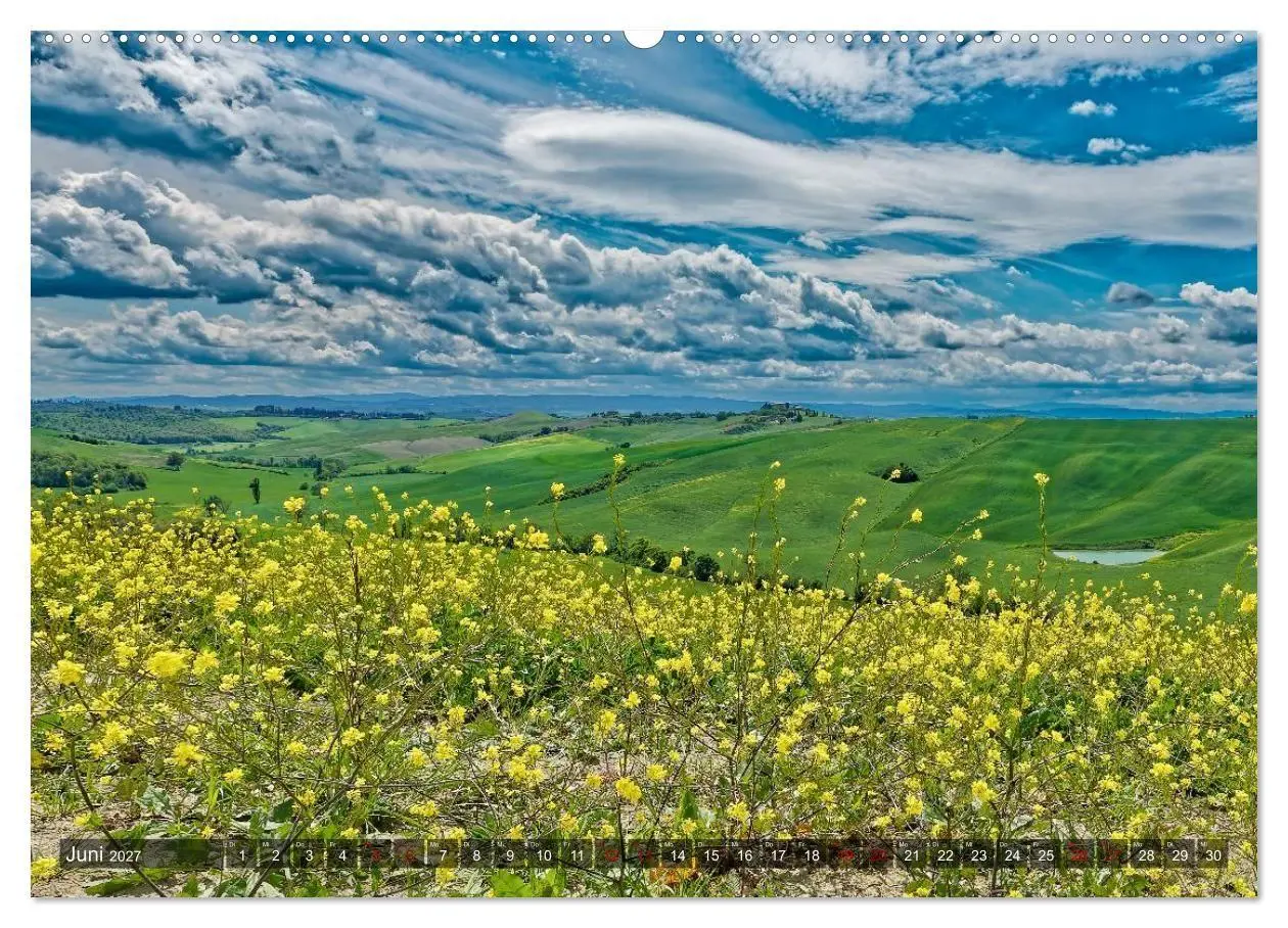 Bild: 9783594342138 | Erlebnis Toskana - Landschaften (Wandkalender 2027 DIN A2 quer),...