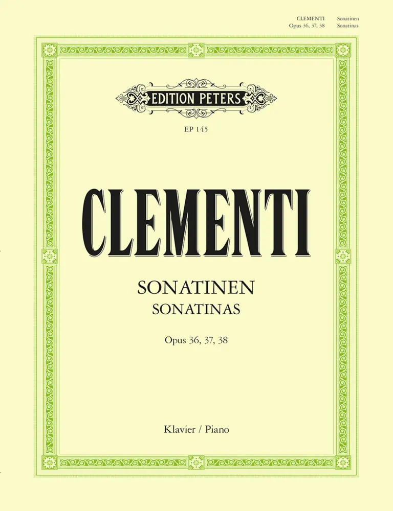 Cover: 9790014002138 | Sonatinas Op. 36 Nos. 1-6; Op. 37 Nos. 1-3; Op. 38 Nos. 1-3 | Clementi