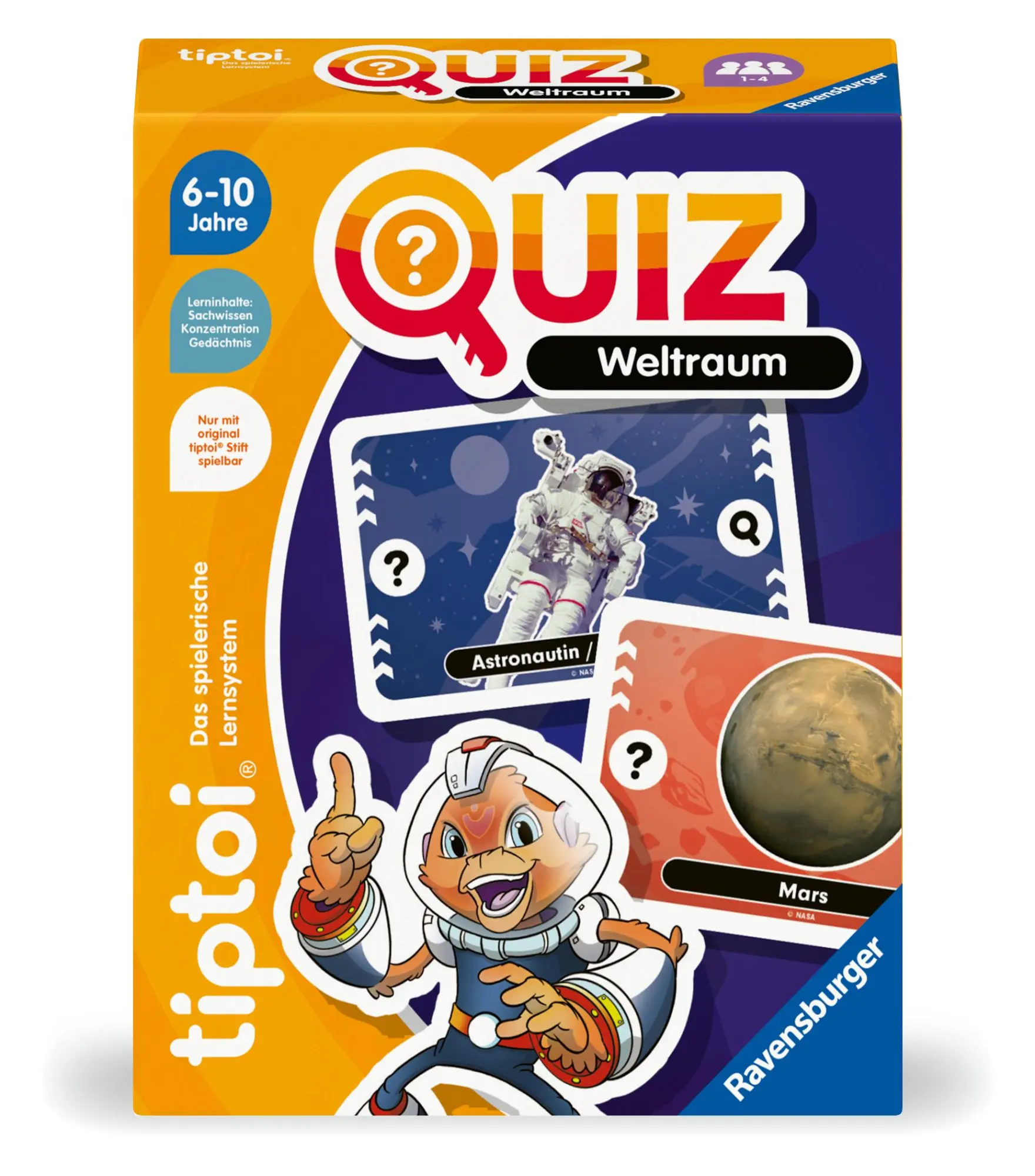 Cover: 4005556002238 | tiptoi® Quiz Weltraum - ab 6 Jahre | Spiel | tiptoi® | 00223 | Deutsch