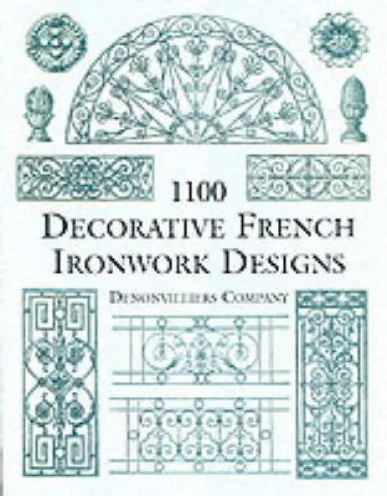 Cover: 9780486412238 | 1100 Decorative French Ironwork Designs | Denonvilliers Company | Co