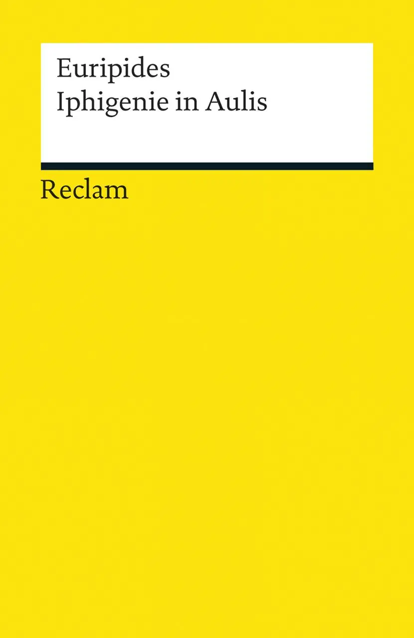 Cover: 9783150192238 | Iphigenie in Aulis | Tragödie | Euripides | Taschenbuch | 112 S.
