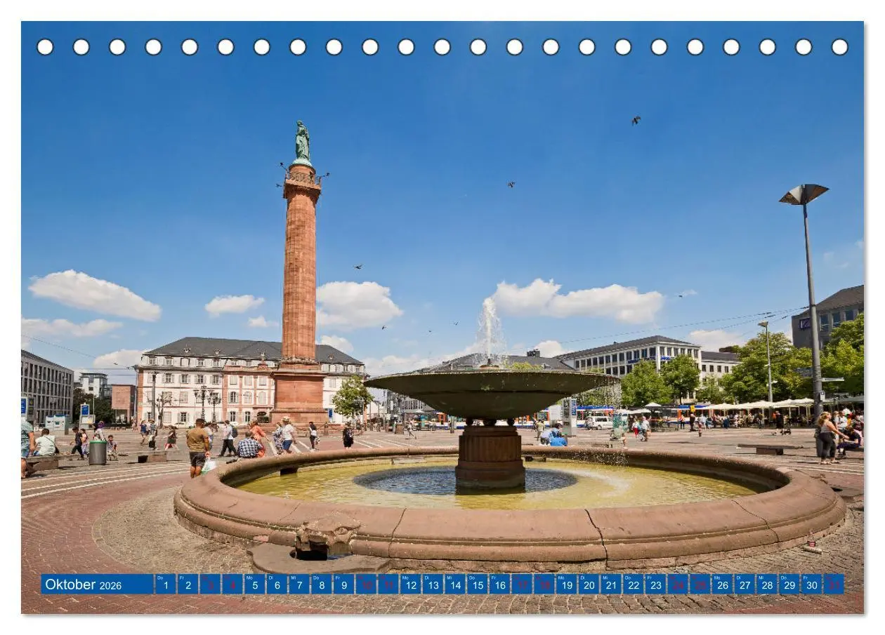 Bild: 9783457572238 | Darmstadt - Mathildenhöhe und Altstadt (Tischkalender 2026 DIN A5...