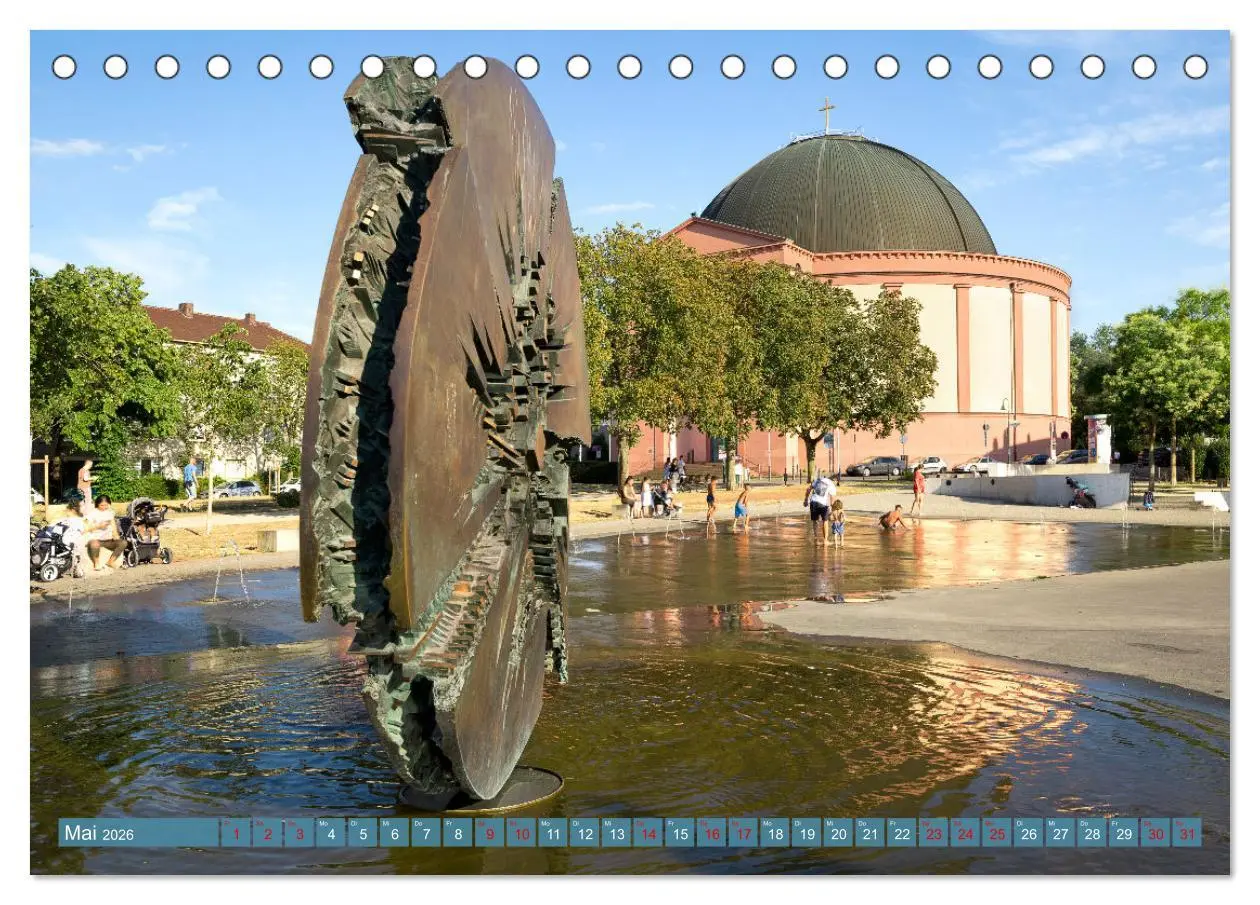 Bild: 9783457572238 | Darmstadt - Mathildenhöhe und Altstadt (Tischkalender 2026 DIN A5...