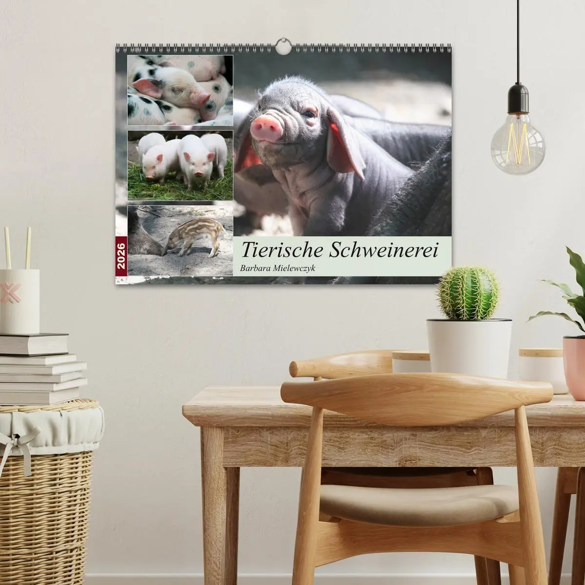 Bild: 9783457882238 | Tierische Schweinerei (Wandkalender 2026 DIN A3 quer), CALVENDO...