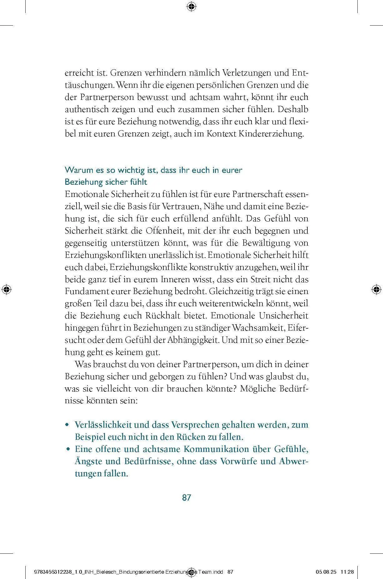 Bild: 9783466312238 | Bindungsorientierte Erziehung als Team | Marga Bielesch | Taschenbuch