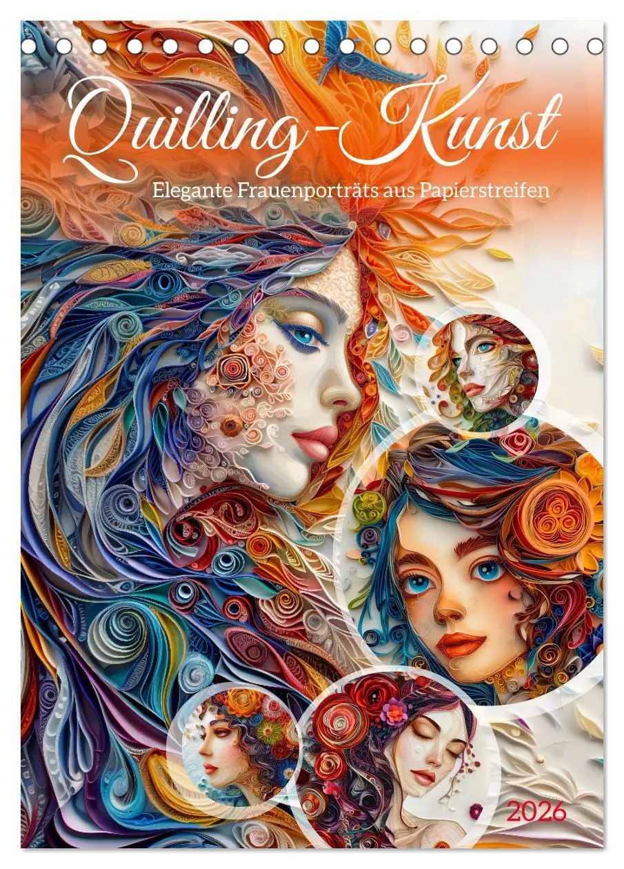 Cover: 9783516282238 | Quilling-Kunst - Elegante Frauenporträts aus Papierstreifen...