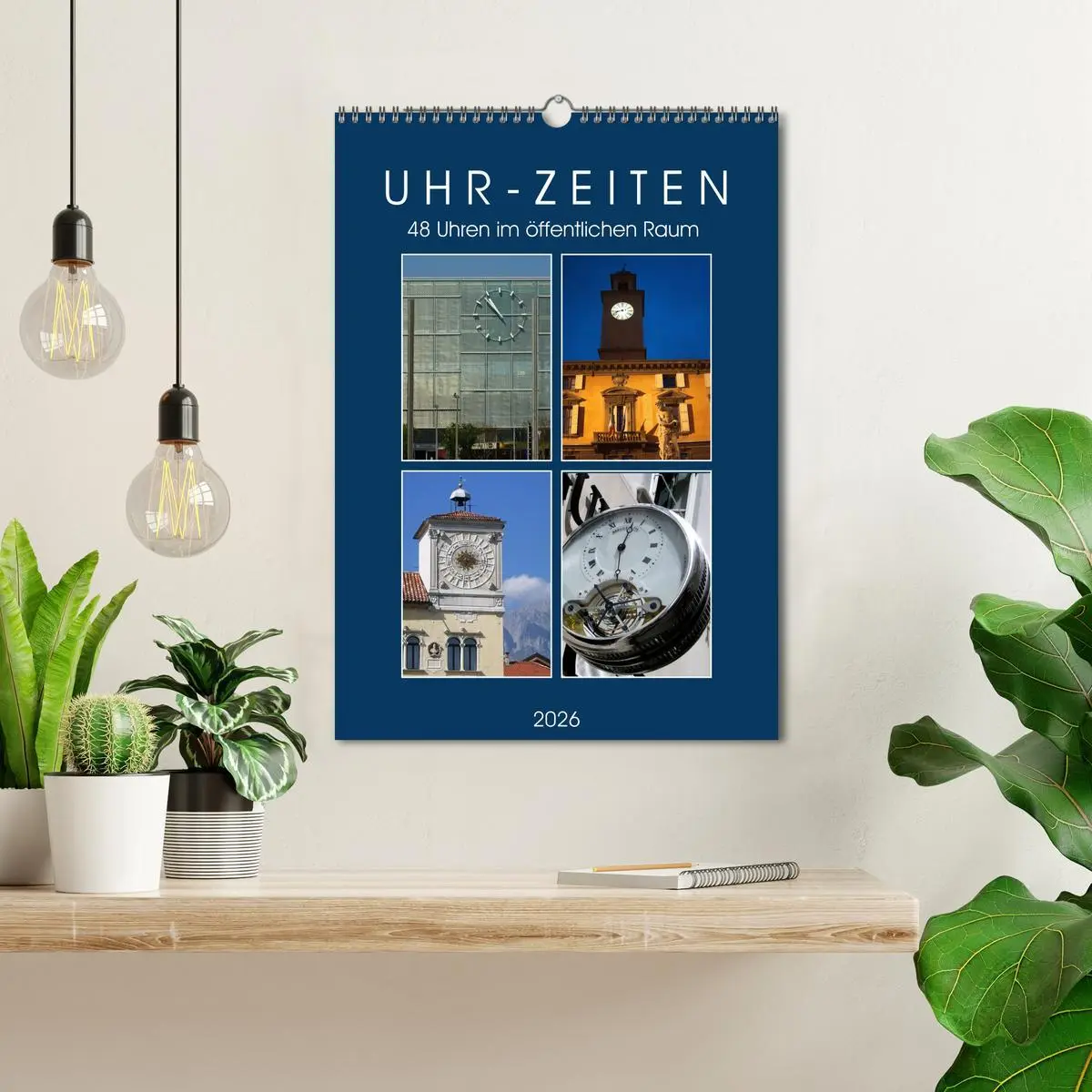 Bild: 9783516352238 | Uhr-Zeiten (Wandkalender 2026 DIN A3 hoch), CALVENDO Monatskalender