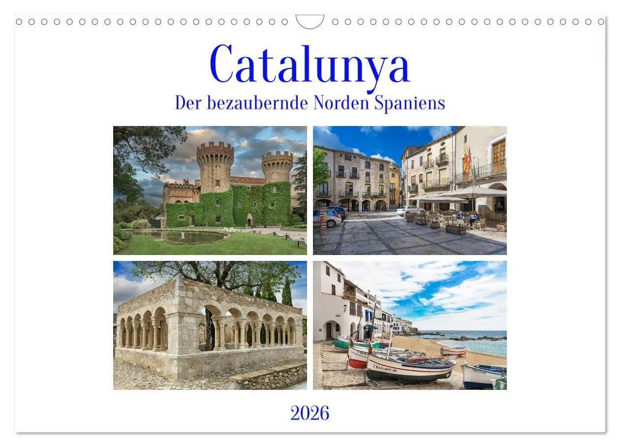 Cover: 9783516732238 | Catalunya, der bezaubernde Norden Spaniens (Wandkalender 2026 DIN...