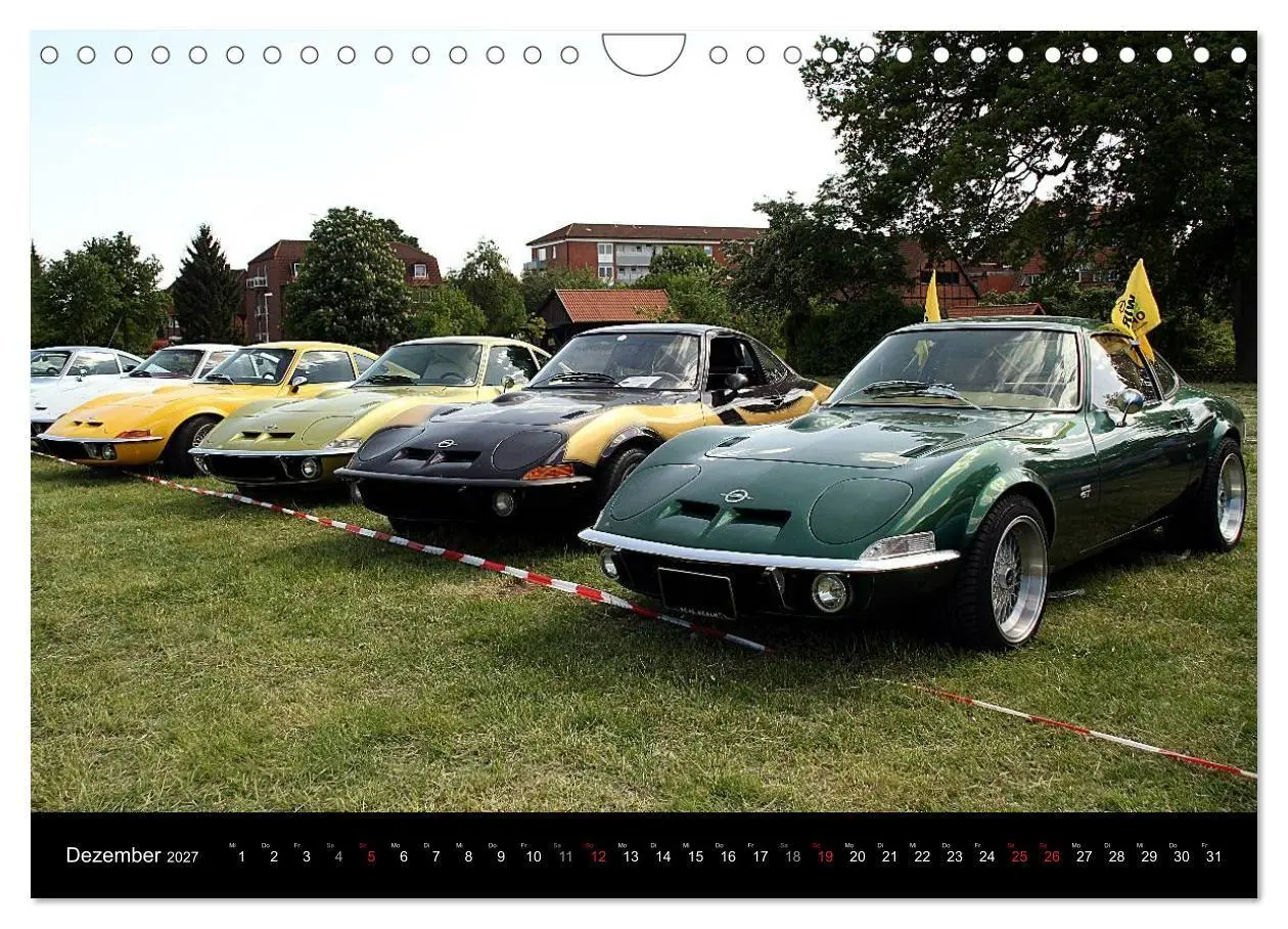 Bild: 9783594022238 | Opel GT Der Kalender (Wandkalender 2027 DIN A4 quer), CALVENDO...