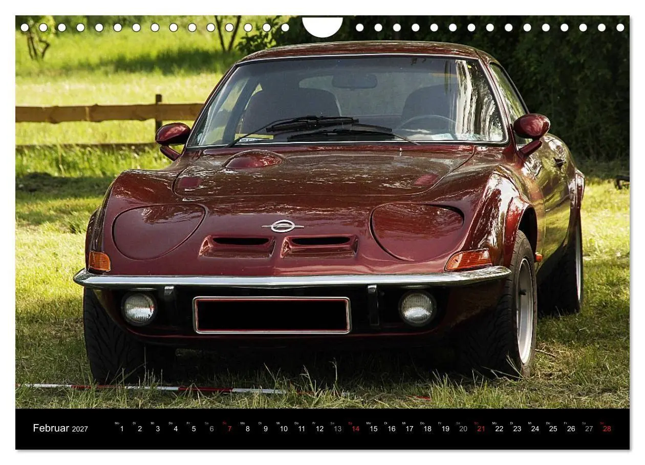 Bild: 9783594022238 | Opel GT Der Kalender (Wandkalender 2027 DIN A4 quer), CALVENDO...