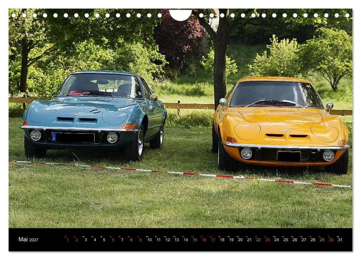 Bild: 9783594022238 | Opel GT Der Kalender (Wandkalender 2027 DIN A4 quer), CALVENDO...