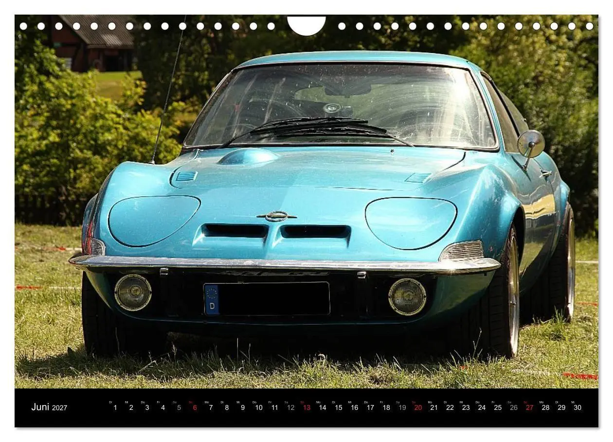 Bild: 9783594022238 | Opel GT Der Kalender (Wandkalender 2027 DIN A4 quer), CALVENDO...
